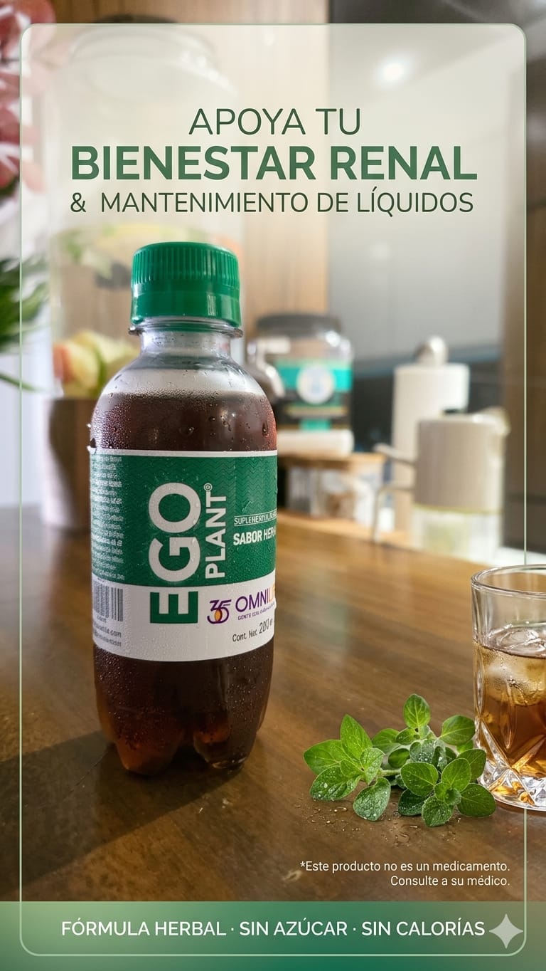 Ego Plant bebida herbal sin azúcar para apoyar el equilibrio de líquidos