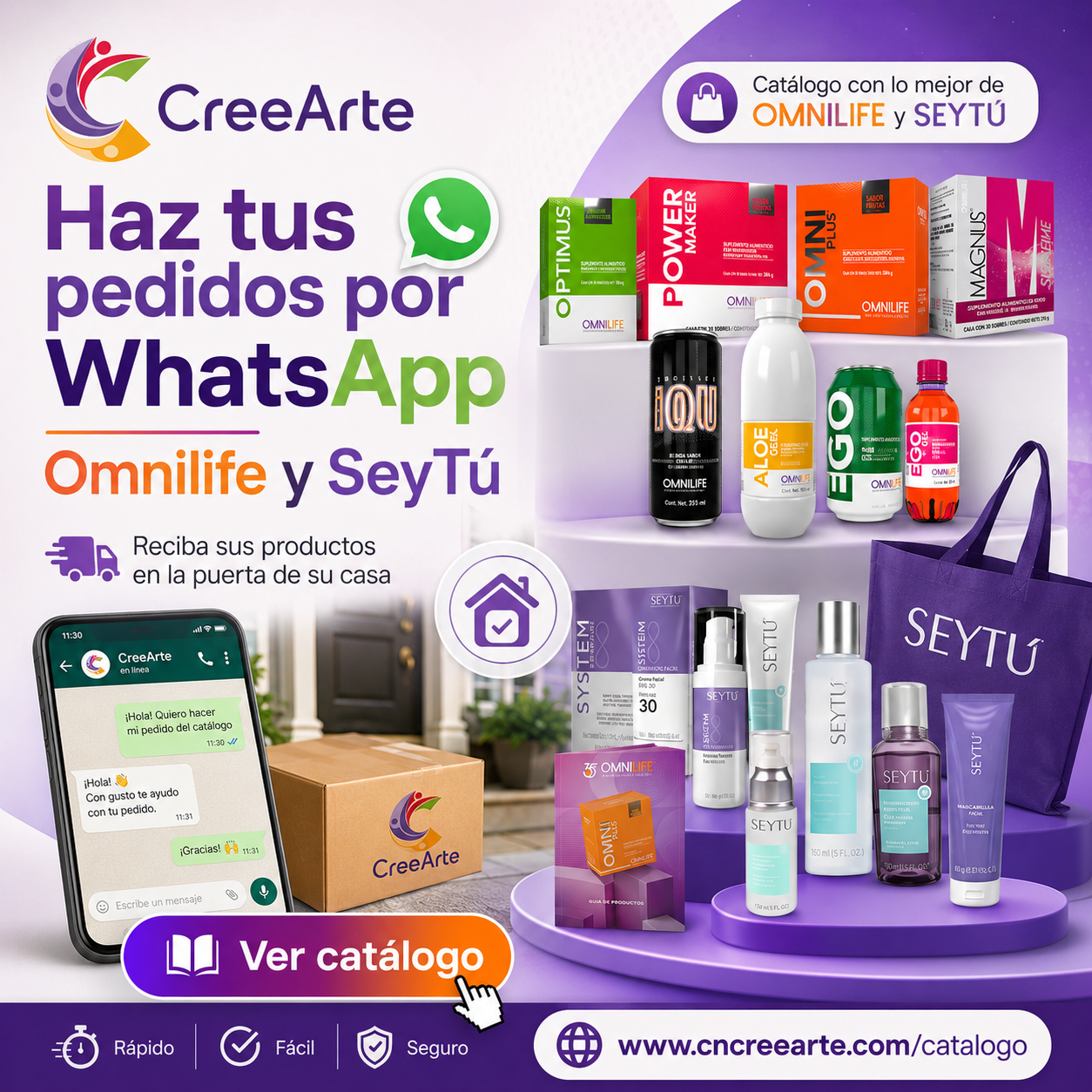 Haz tus pedidos por WhatsApp 1