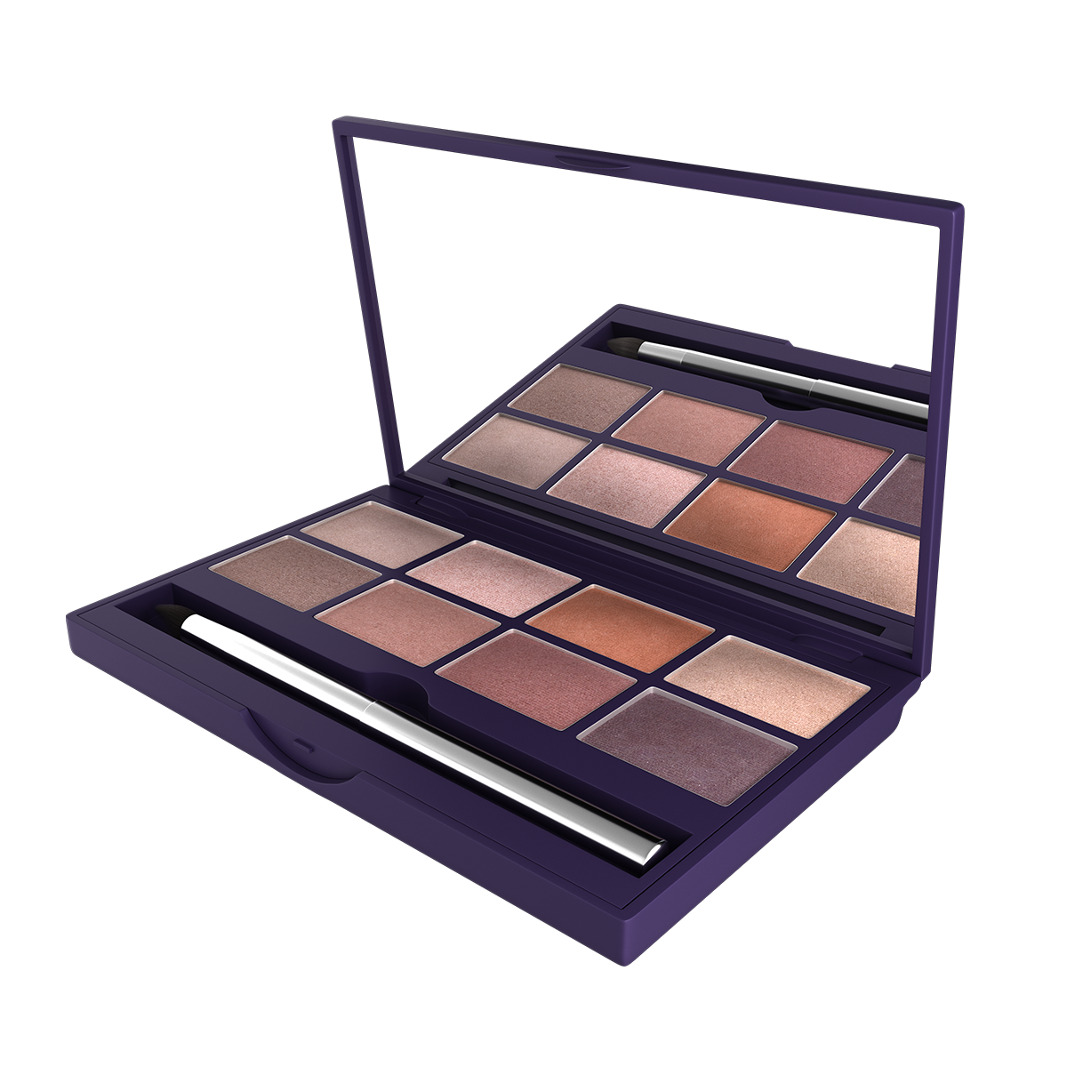 Paleta de Sombras Rosas / Marrones